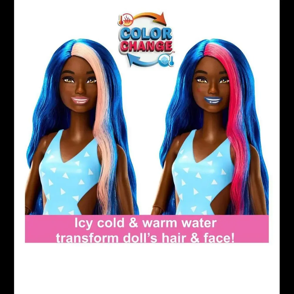 Barbie Pop Reveal Fruit Series Fruit Punch Doll, 8 Surprises Include Pet, Slime,